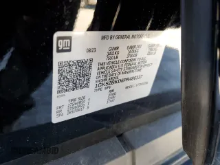2023 GMC Yukon SLT with VIN 1GKS2BKD6PR486337, listed as a Copart auction lot 58232134 with 3,112 mi miles and Salvage Title. Bid and sale history available at carsss.com. Image 15.