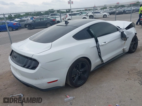 2022 Ford Mustang GT with VIN 1FA6P8CF2N5123125, listed as a IAAI auction lot 42407318 with 47,170 mi miles and . Bid and sale history available at DreamBid. Image 4.