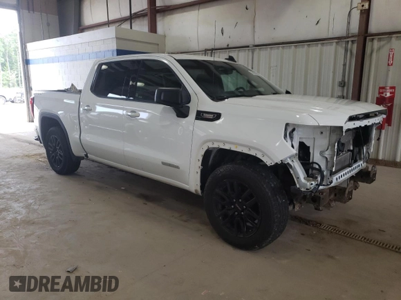 2022 GMC Sierra 1500 Elevation with VIN 3GTU9CET9NG177547, listed as a Copart auction lot 65953654 with 68,249 mi miles and Salvage Title. Bid and sale history available at DreamBid. Image 4.
