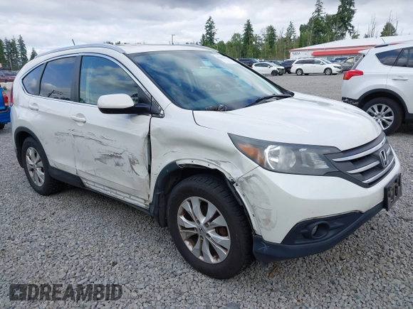 2012 Honda CR-V EX-L with VIN 5J6RM4H75CL081031, listed as a IAAI auction lot 42353331 with 203,769 mi miles and . Bid and sale history available at DreamBid. Image 1.