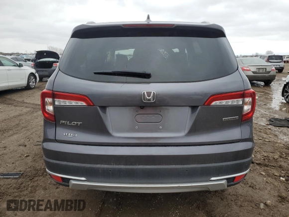 2021 Honda Pilot Touring 8-Passenger with VIN 5FNYF5H91MB023571, listed as a Copart auction lot 81325294 with Not Provided miles and Salvage Title. Bid and sale history available at DreamBid. Image 6.
