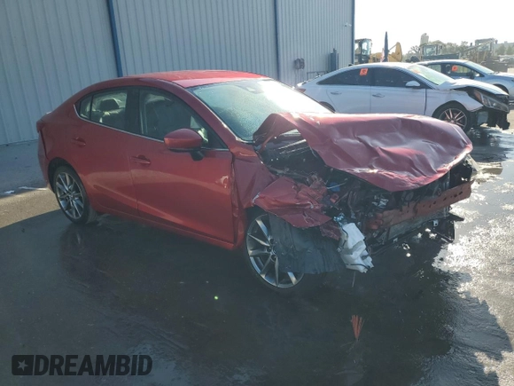2018 Mazda 3 Touring with VIN 3MZBN1V34JM241879, listed as a Copart auction lot 53546735 with 25,950 mi miles and Salvage Title. Bid and sale history available at carsss.com. Image 4.
