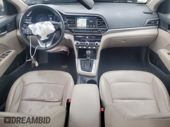 2020 Hyundai Elantra SEL with VIN 5NPD84LF1LH614774, listed as a Copart auction lot 58779405 with 110,502 mi miles and Salvage title. Bid and sale history available at DreamBid. Image 8.