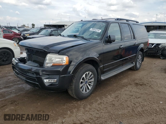 2017 Ford Expedition EL XLT with VIN 1FMJK1JT9HEA56462, listed as a Copart auction lot 70054214 with 145,927 mi miles and Salvage Title. Bid and sale history available at carsss.com. Image 1.