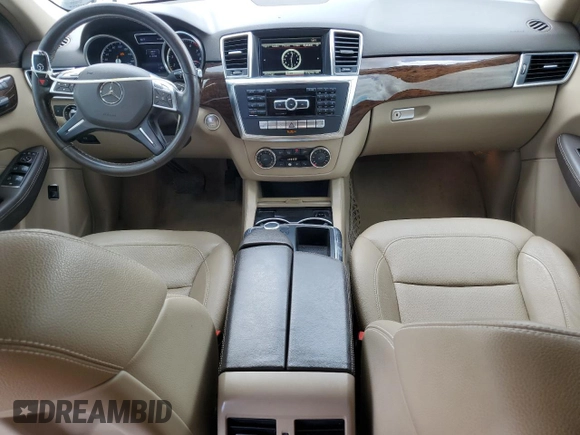 2014 Mercedes-Benz M 350 with VIN 4JGDA5JBXEA283502, listed as a Copart auction lot 60438895 with 113,798 mi miles and Salvage title. Bid and sale history available at DreamBid. Image 8.
