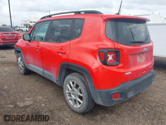 2021 Jeep Renegade Latitude with VIN ZACNJCBB4MPM30453, listed as a IAAI auction lot 41890027 with 41,447 mi miles and . Bid and sale history available at DreamBid. Image 3.
