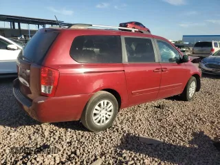 2012 Kia Sedona LX with VIN KNDMG4C73C6474734, listed as a Copart auction lot 76368854 with 138,808 mi miles and Salvage Title. Bid and sale history available at carsss.com. Image 3.