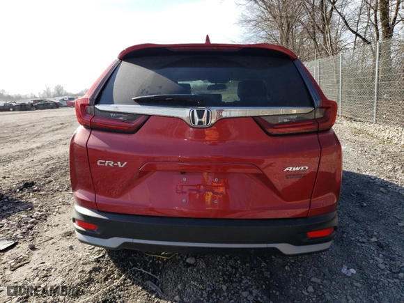 2021 Honda CR-V EX-L with VIN 2HKRW2H87MH673386, listed as a Copart auction lot 49262535 with 11,255 mi miles and Salvage Title. Bid and sale history available at carsss.com. Image 6.