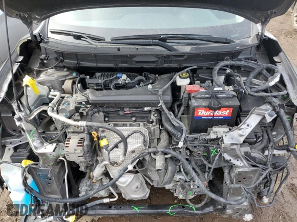 2020 Nissan Rogue S with VIN KNMAT2MV7LP505834, listed as a Copart auction lot 49318595 with 56,987 mi miles and Salvage Title. Bid and sale history available at carsss.com. Image 12.