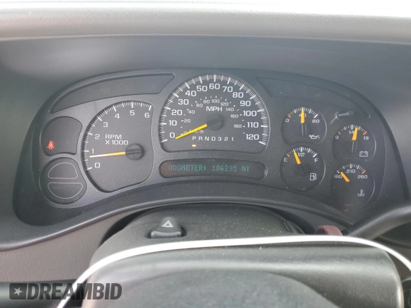 2006 Chevrolet Tahoe LS with VIN 1GNEC13V06R119186, listed as a Copart auction lot 71493914 with 186,235 mi miles and Salvage Title. Bid and sale history available at carsss.com. Image 9.