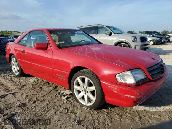 1997 Mercedes-Benz SL 500 z VIN WDBFA63F1VF151359, wystawiony jako Copart lot #76164124 z przebiegiem 98 760 mil mil oraz Czysty tytuł • Clean title. Historia ofert i sprzedaży dostępna na DreamBid. Obrazek 4.