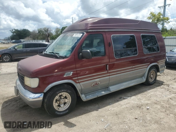 1995 Ford Econoline Cargo with VIN 1FDEE14H4SHB91368, listed as a Copart auction lot 84974644 with 317,585 mi miles and Clean Title. Bid and sale history available at DreamBid. Image 1.