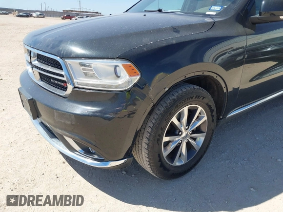2016 Dodge Durango Limited with VIN 1C4RDHDG9GC360118, listed as a IAAI auction lot 41696388 with 217,550 mi miles. Bid and sale history available at carsss.com. Image 6.