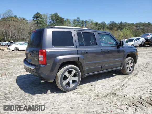 2016 Jeep Patriot High Altitude with VIN 1C4NJPFA7GD582791, listed as a Copart auction lot 52099685 with 83,595 mi miles and Salvage Title. Bid and sale history available at DreamBid. Image 3.