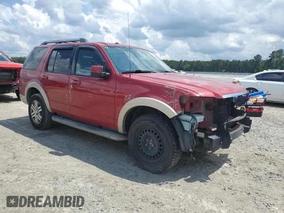2009 Ford Explorer Eddie Bauer with VIN 1FMEU74E79UA17811, listed as a Copart auction lot 60271065 with 131,705 mi miles and Salvage title. Bid and sale history available at DreamBid. Image 4.