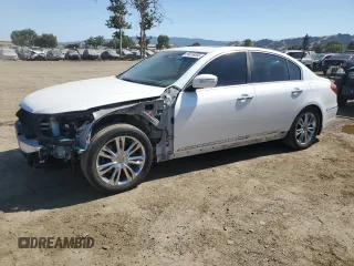 2012 Hyundai Genesis 3.8L z VIN KMHGC4DD8CU201552, wystawiony jako Copart lot #59016535 z przebiegiem 117 251 mil mil oraz Szkoda całkowita • Salvage title. Historia ofert i sprzedaży dostępna na DreamBid. Obrazek 1.