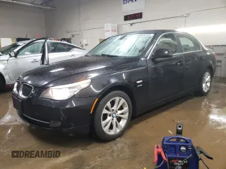 2010 BMW 5 Series 535i xDrive with VIN WBANV9C56AC391171, listed as a Copart auction lot 44918135 with 163,298 mi miles and Salvage Title. Bid and sale history available at carsss.com. Image 1.