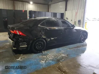 2015 Lexus IS 350 with VIN JTHBE1D23F5019809, listed as a Copart auction lot 83851034 with 109,250 mi miles and Salvage title. Bid and sale history available at DreamBid. Image 3.