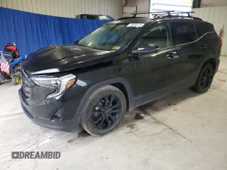 2021 GMC Terrain SLT z VIN 3GKALVEV4ML354906, wystawiony jako Copart lot #58289175 z przebiegiem 107 330 mil mil oraz Szkoda całkowita • Salvage title. Historia ofert i sprzedaży dostępna na DreamBid. Obrazek 1.