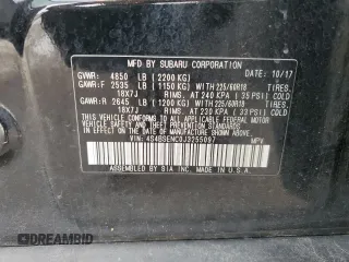 2018 Subaru Outback Limited with VIN 4S4BSENC0J3255097, listed as a Copart auction lot 58122445 with 229,210 mi miles and Salvage title. Bid and sale history available at DreamBid. Image 13.
