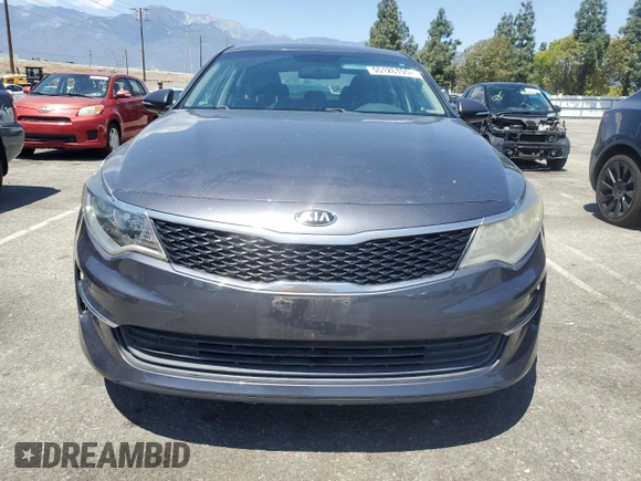 2017 Kia Optima LX with VIN 5XXGT4L31HG132925, listed as a Copart auction lot 55128155 with 225,030 mi miles and Clean Title. Bid and sale history available at carsss.com. Image 5.