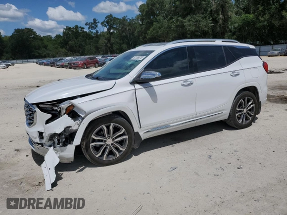 2018 GMC Terrain Denali с VIN 3GKALSEXXJL384195, выставлен на аукционе Copart как лот 62199575 с пробегом 77 632 миль миль и Списание • Salvage title. История ставок и продаж доступна на DreamBid. Изображение 1.