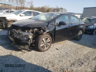 2021 Nissan Versa SV with VIN 3N1CN8EV9ML844776, listed as a Copart auction lot 50753985 with 119,635 mi miles and Salvage title. Bid and sale history available at DreamBid. Image 1.