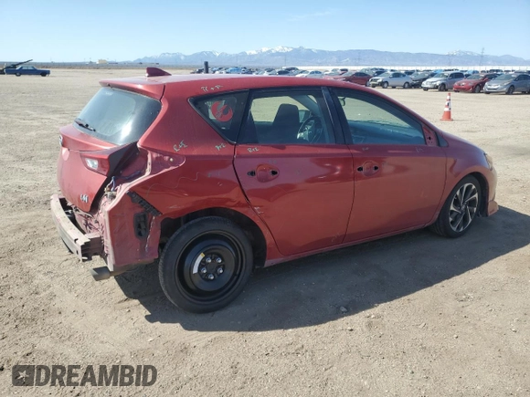2016 Scion iM z VIN JTNKARJE8GJ507622, wystawiony jako Copart lot #51681395 z przebiegiem 157 116 mil mil oraz Szkody całkowita. Historia ofert i sprzedaży dostępna na DreamBid. Obrazek 3.