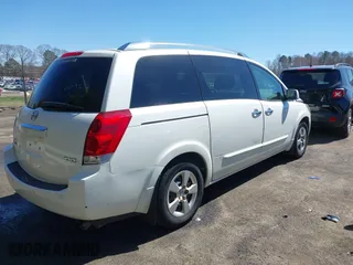 2007 Nissan Quest with VIN 5N1BV28U57N119426, listed as a IAAI auction lot 41822986 with 196,097 mi miles. Bid and sale history available at carsss.com. Image 4.