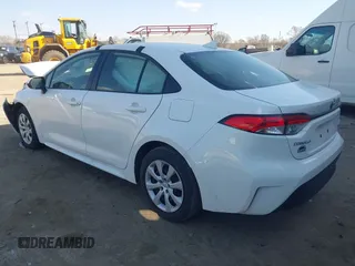 2023 Toyota Corolla Hybrid LE with VIN JTDBCMFE1PJ012186, listed as a IAAI auction lot 41807936 with 47,307 mi miles and . Bid and sale history available at carsss.com. Image 3.