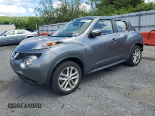 2015 Nissan Juke SV with VIN JN8AF5MV7FT554427, listed as a Copart auction lot 55985295 with 91,453 mi miles and Salvage title. Bid and sale history available at DreamBid. Image 1.