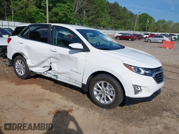 2021 Chevrolet Equinox LT with VIN 3GNAXKEV7MS162973, listed as a IAAI auction lot 42085148 with 19,847 mi miles and . Bid and sale history available at DreamBid. Image 1.