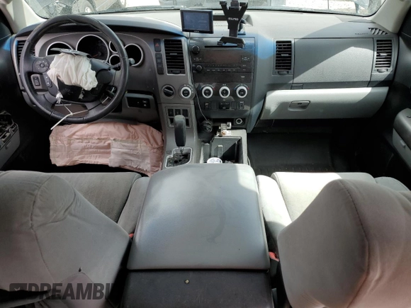 2010 Toyota Sequoia SR5 with VIN 5TDBY5G15AS032275, listed as a Copart auction lot 48418845 with 0 mi miles and Salvage Title. Bid and sale history available at carsss.com. Image 8.