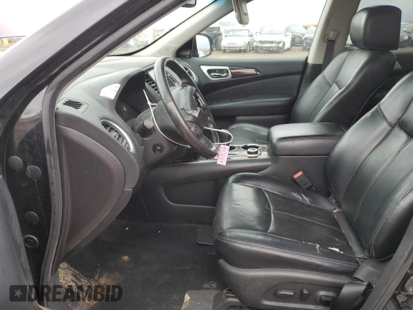 2015 Nissan Pathfinder Platinum with VIN 5N1AR2MM8FC642603, listed as a Copart auction lot 43323565 with 122,493 mi miles and Salvage title. Bid and sale history available at DreamBid. Image 7.