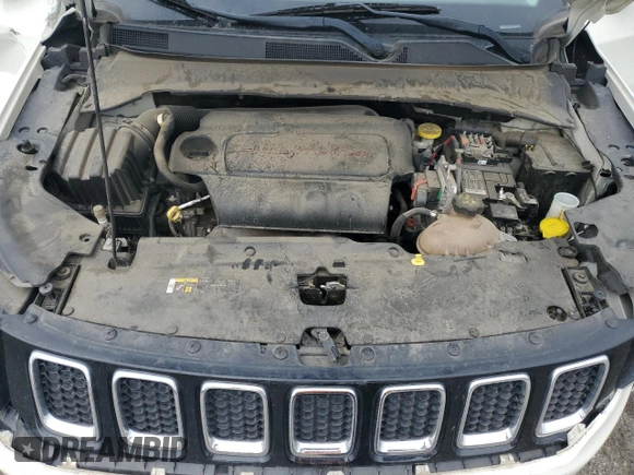 2018 Jeep Compass Latitude with VIN 3C4NJDBB6JT481739, listed as a Copart auction lot 58528565 with 97,788 mi miles and Salvage title. Bid and sale history available at DreamBid. Image 12.