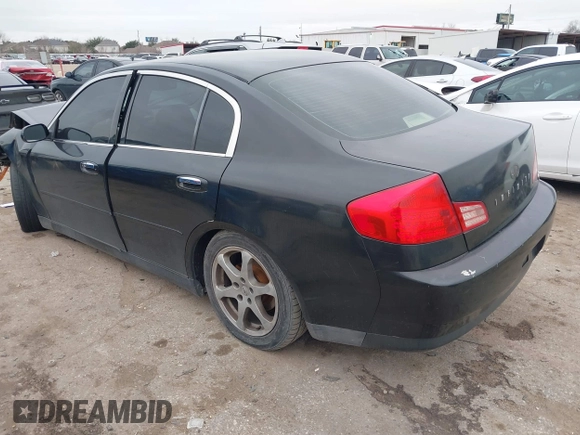 2003 Infiniti G35 w/Leather with VIN JNKCV51E53M316091, listed as a IAAI auction lot 41650677 with Not Provided miles and . Bid and sale history available at carsss.com. Image 3.