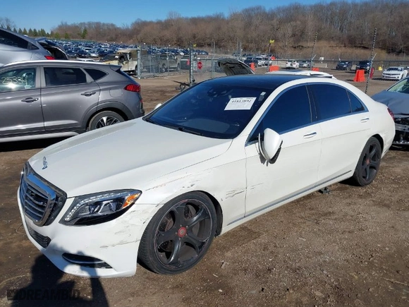 2014 Mercedes-Benz S-Class S 550 with VIN WDDUG8FB0EA057648, listed as a IAAI auction lot 41813892 with 135,578 mi miles. Bid and sale history available at carsss.com. Image 2.