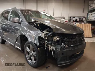 2015 Dodge Journey Crossroad with VIN 3C4PDDGG0FT607072, listed as a IAAI auction lot 41881868 with 185,699 mi miles. Bid and sale history available at carsss.com. Image 6.