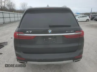 2022 BMW X7 xDrive40i with VIN 5UXCW2C06N9L50284, listed as a Copart auction lot 46737505 with 0 mi miles and Salvage Title. Bid and sale history available at carsss.com. Image 6.