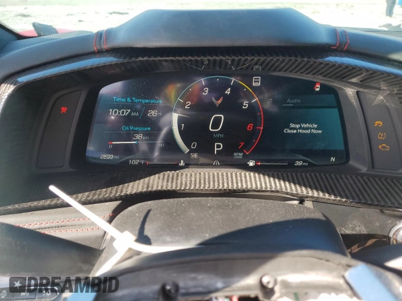 2023 Chevrolet Corvette 3LT с VIN 1G1YC3D45P5140897, выставлен на аукционе Copart как лот 85944984 с пробегом 2 699 миль миль и Списание • Salvage title. История ставок и продаж доступна на DreamBid. Изображение 9.