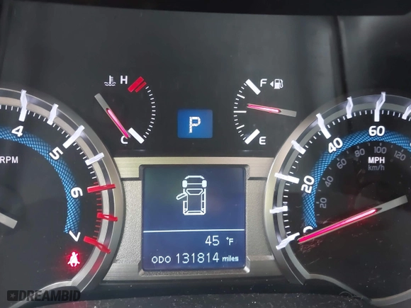 2019 Toyota 4Runner SR5 with VIN JTEBU5JR1K5649556, listed as a IAAI auction lot 41421005 with 131,814 mi miles. Bid and sale history available at carsss.com. Image 7.