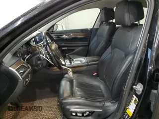 2017 BMW 7 Series 740i xDrive with VIN WBA7E4C53HGU99097, listed as a Copart auction lot 43945695 with 117,790 mi miles and Salvage Title. Bid and sale history available at carsss.com. Image 7.