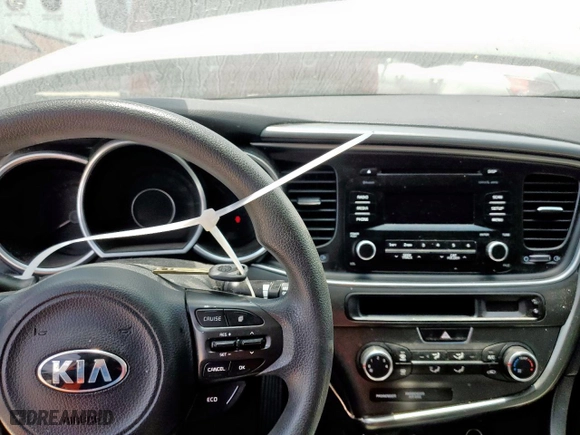 2014 Kia Optima LX with VIN 5XXGM4A79EG323734, listed as a Copart auction lot 51839395 with 0 mi miles and Clean Title. Bid and sale history available at carsss.com. Image 8.
