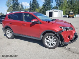 2015 Toyota RAV4 Limited with VIN JTMDFREV3FD154146, listed as a Copart auction lot 53895525 with 0 mi miles and Salvage Title. Bid and sale history available at carsss.com. Image 4.