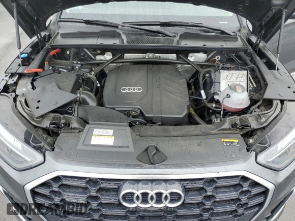 2022 Audi Q5 S line Premium Plus with VIN WA1EAAFY2N2020441, listed as a Copart auction lot 55841995 with 40,316 mi miles and Salvage title. Bid and sale history available at DreamBid. Image 12.