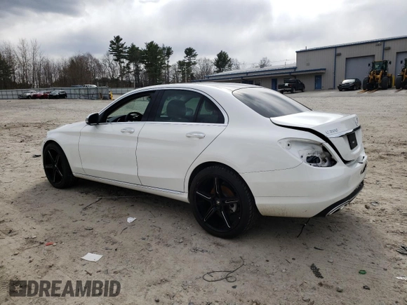 2021 Mercedes-Benz C 300 with VIN W1KWF8EB3MR635559, listed as a Copart auction lot 49066275 with 19,447 mi miles and Salvage Title. Bid and sale history available at carsss.com. Image 2.