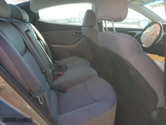 2012 Hyundai Elantra GLS with VIN 5NPDH4AE1CH129139, listed as a Copart auction lot 48070545 with 57,421 mi miles and Salvage Title. Bid and sale history available at carsss.com. Image 10.