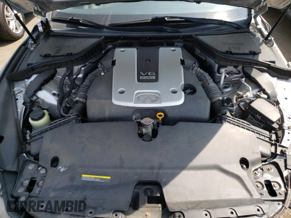 2015 Infiniti Q50 Premium with VIN JN1BV7AR2FM395710, listed as a Copart auction lot 60505055 with 108,333 mi miles and Salvage title. Bid and sale history available at DreamBid. Image 11.