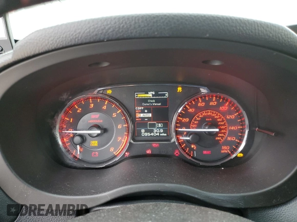 2016 Subaru WRX STI with VIN JF1VA2M6XG9811345, listed as a Copart auction lot 46994035 with 95,404 mi miles and Salvage title. Bid and sale history available at DreamBid. Image 9.