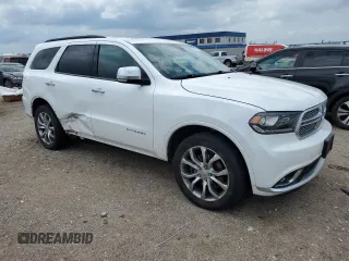 2017 Dodge Durango Citadel with VIN 1C4RDJEGXHC659835, listed as a Copart auction lot 61810635 with 108,538 mi miles and Salvage title. Bid and sale history available at DreamBid. Image 4.